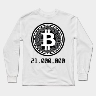 bitcoin 21000000 Long Sleeve T-Shirt